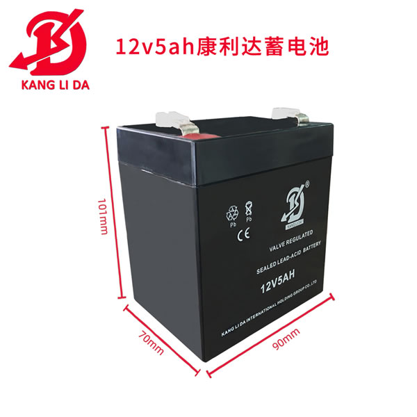 门禁用康利达12V5AH免维护密闭阀控电池